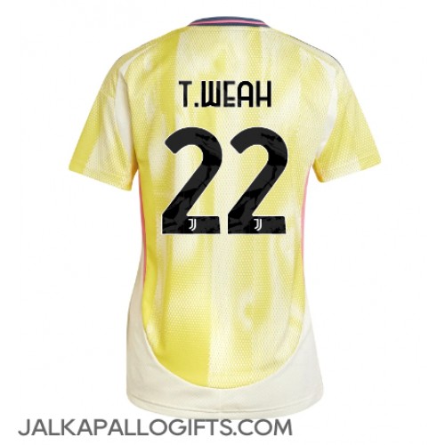 Juventus Timothy Weah #22 Vieraspaita Naiset 2024-25 Lyhythihainen